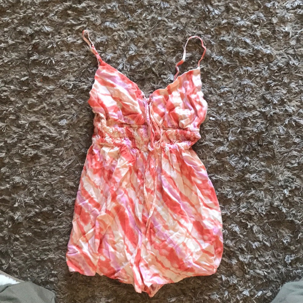 Pink orange peachy jumper